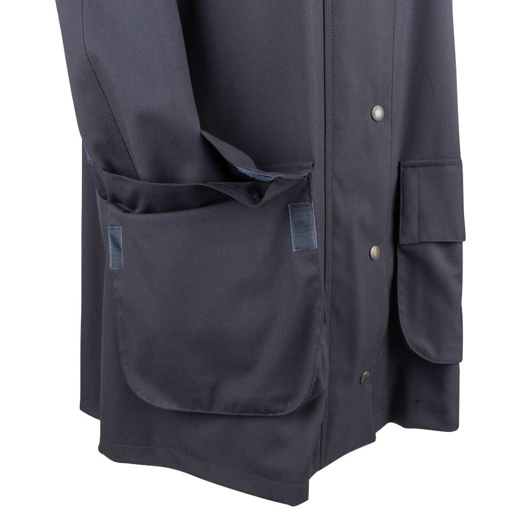 Giorgio Armani Jacket Navy Loro Piana Storm System Wool Windbreaker 44 ...