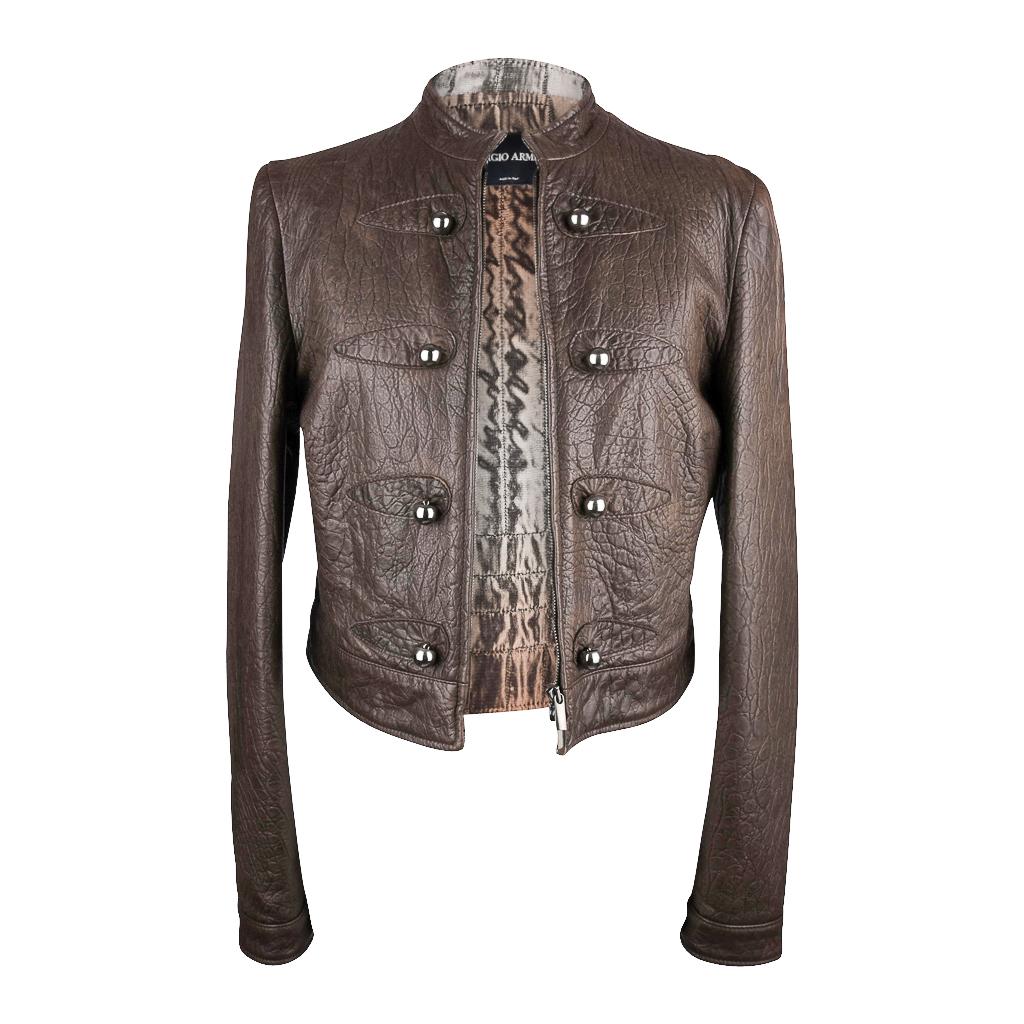 Giorgio Armani Leather Jackets - 8 For Sale on 1stDibs | giorgio armani  leather jacket mens, armani mens leather jacket, giorgio armani leather  jacket men's