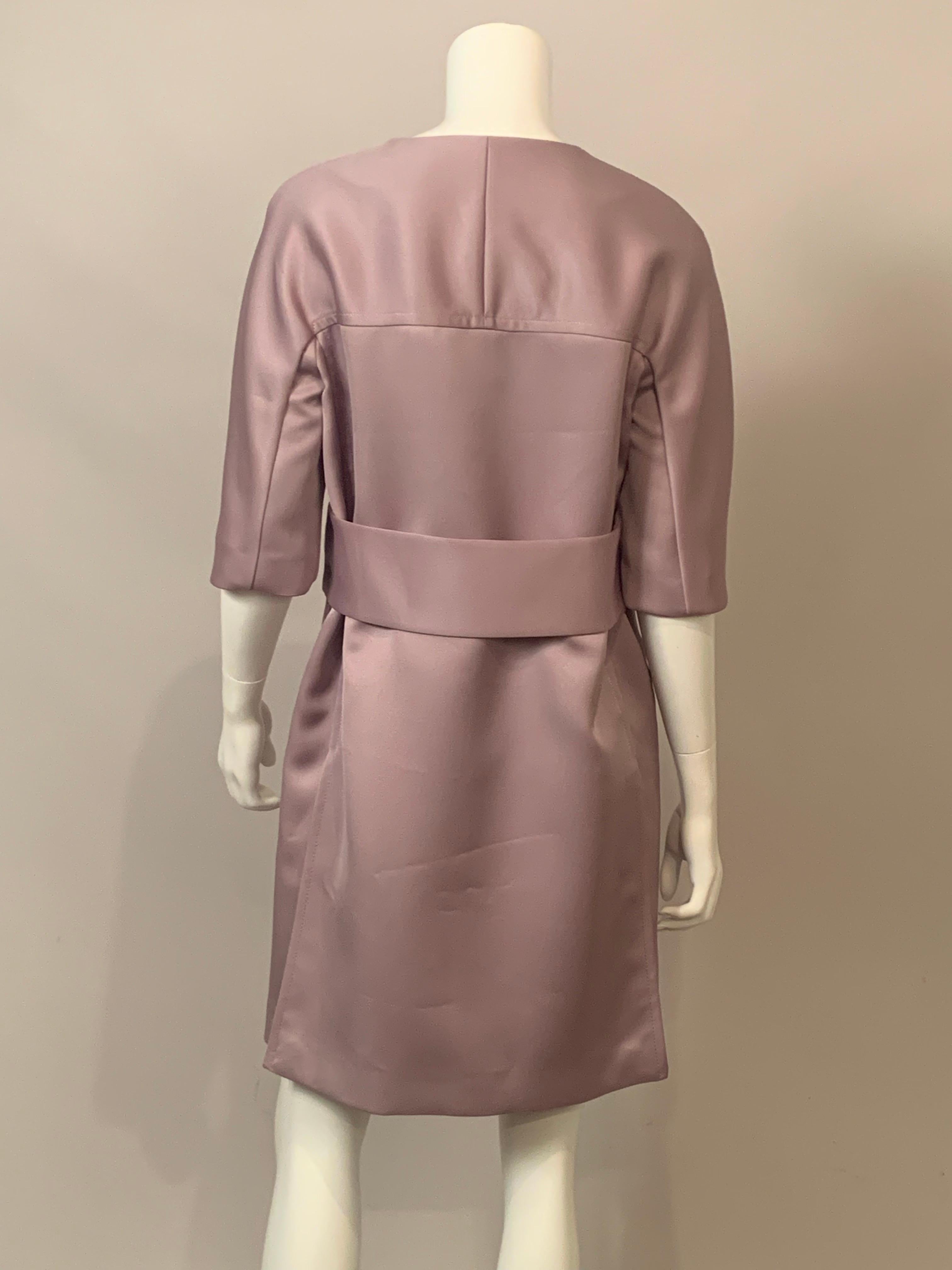Donna Giorgio Armani Le Collezioni Cappotto da sera color lavanda in vendita