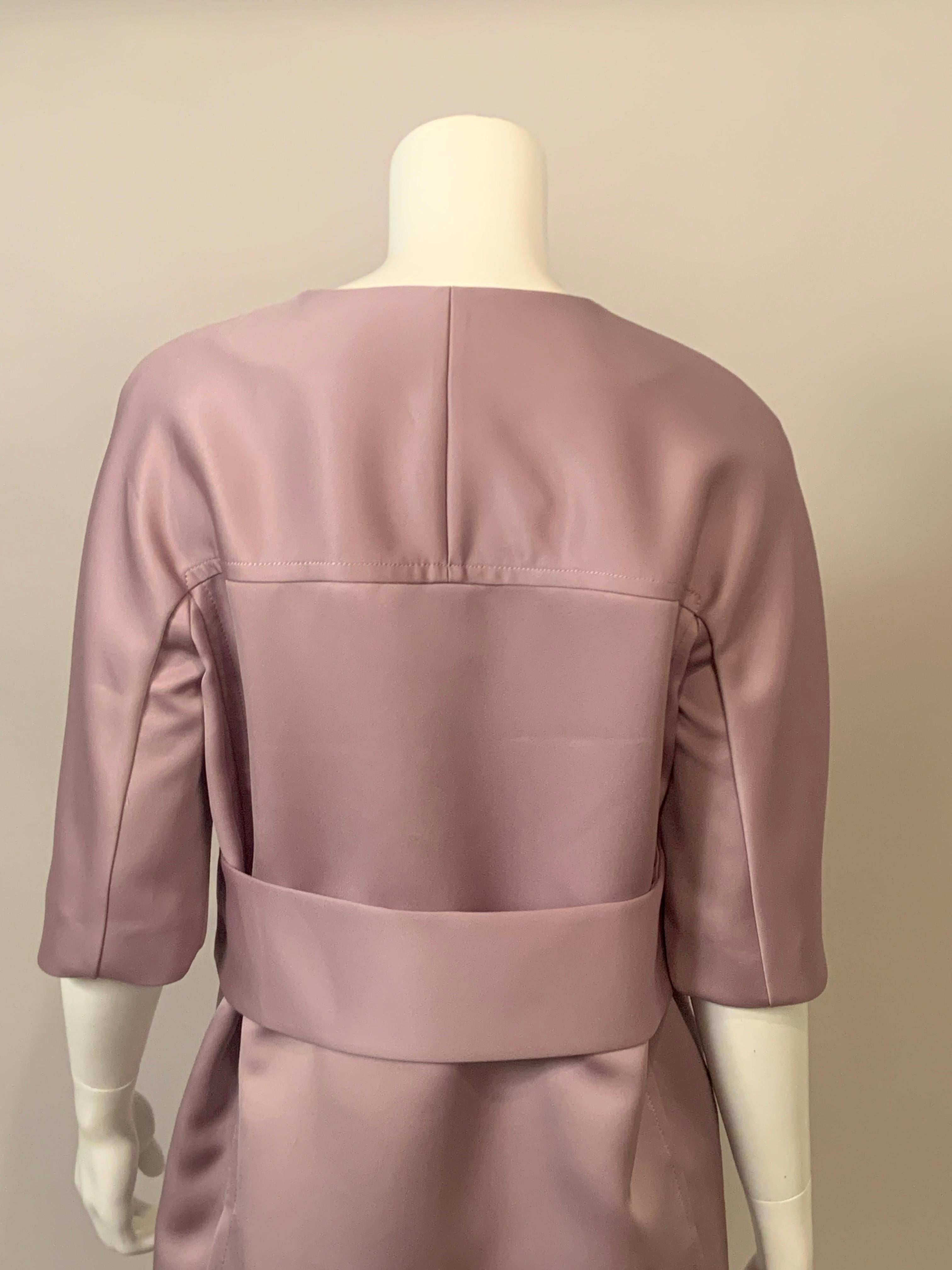Giorgio Armani Le Collezioni Cappotto da sera color lavanda in vendita 1