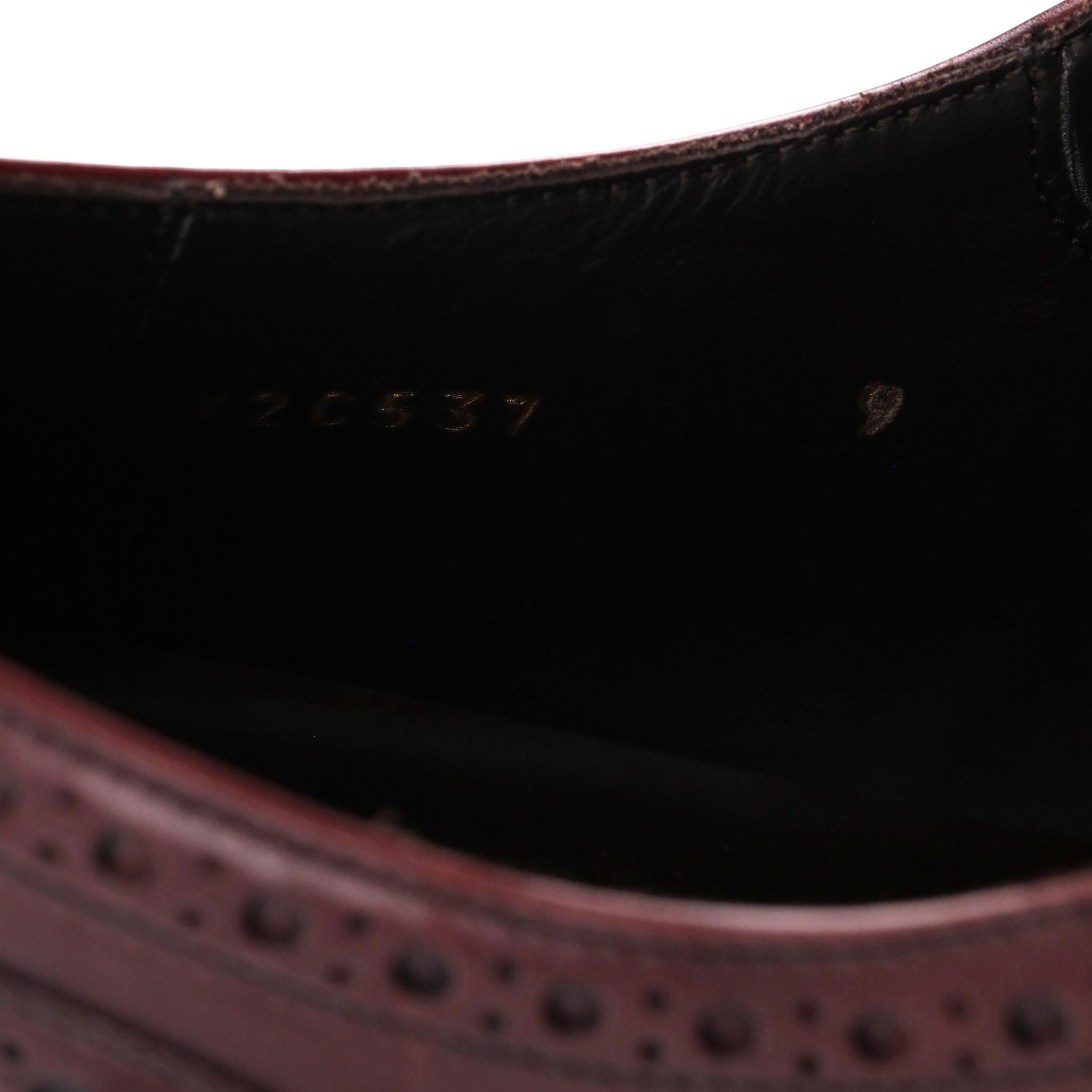 Giorgio Armani - Brogues en cuir en vente 2