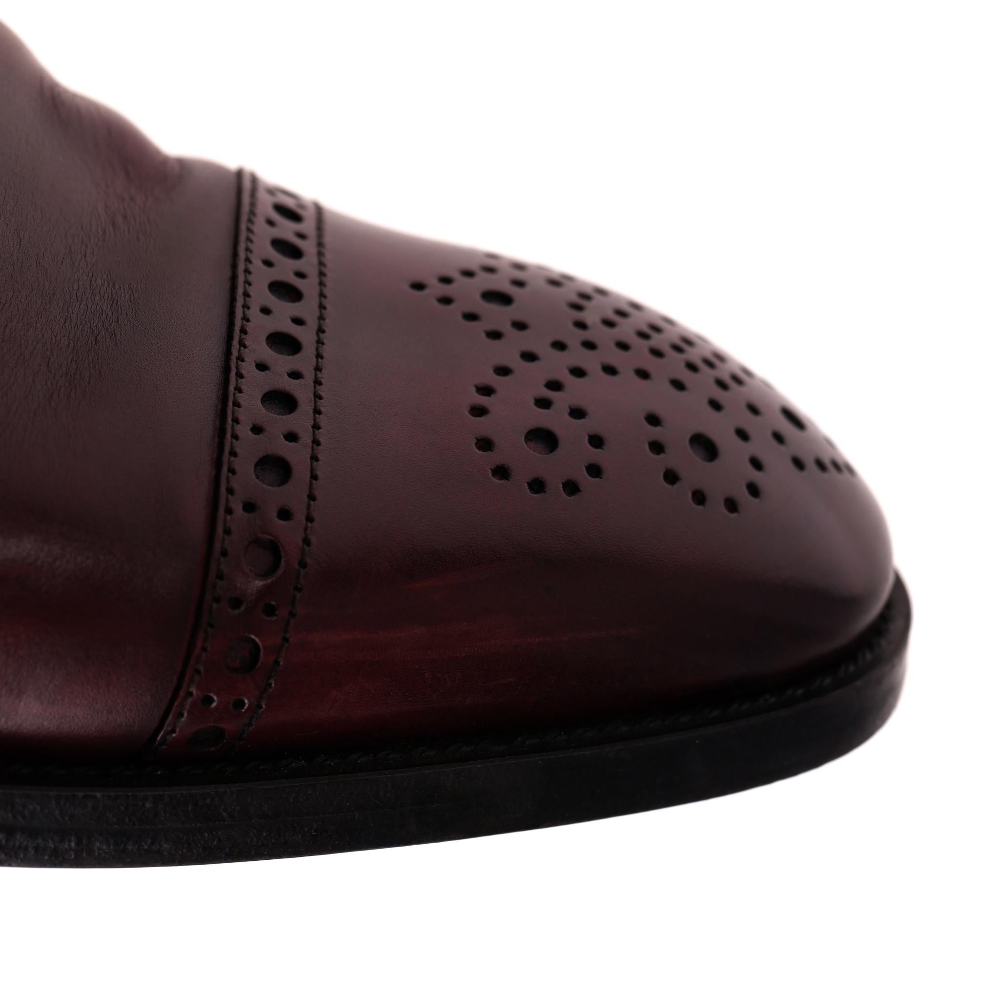 Giorgio Armani - Brogues en cuir en vente 4