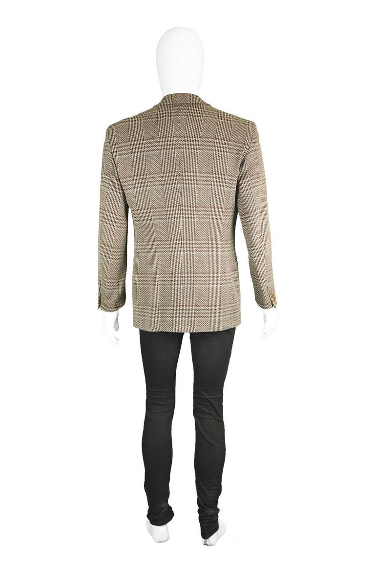 Giorgio Armani Men's Italian Wool Tweed Sportcoat Blazer Jacket, c ...