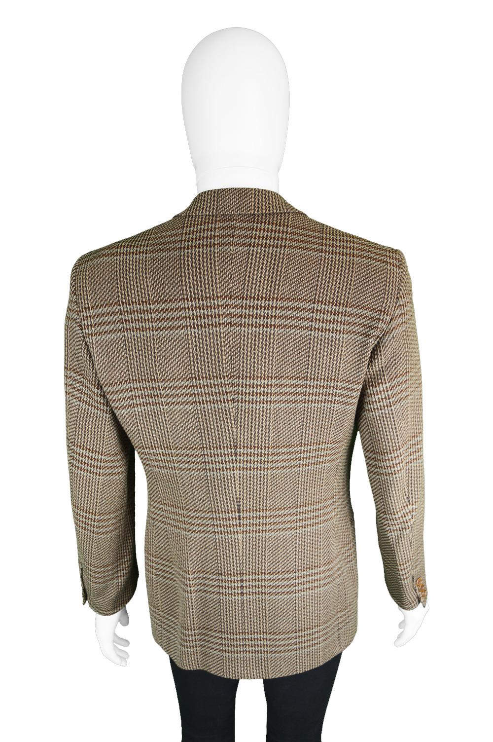 Giorgio Armani Men's Italian Wool Tweed Sportcoat Blazer Jacket, c. 1985 2