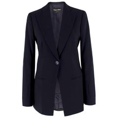 Giorgio Armani Navy Wool Blazer US 4