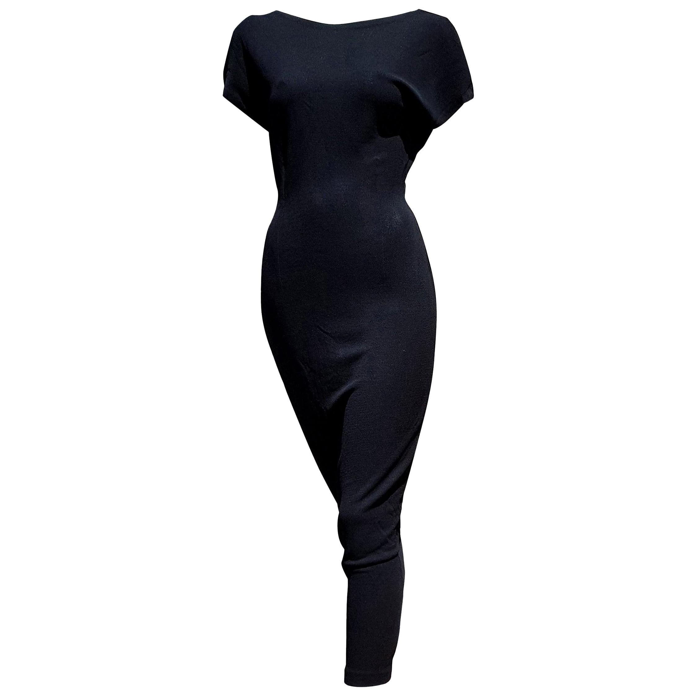Giorgio ARMANI "New" Haute Couture Silk Black Long Dress - Unworn For Sale  at 1stDibs | armani long dress