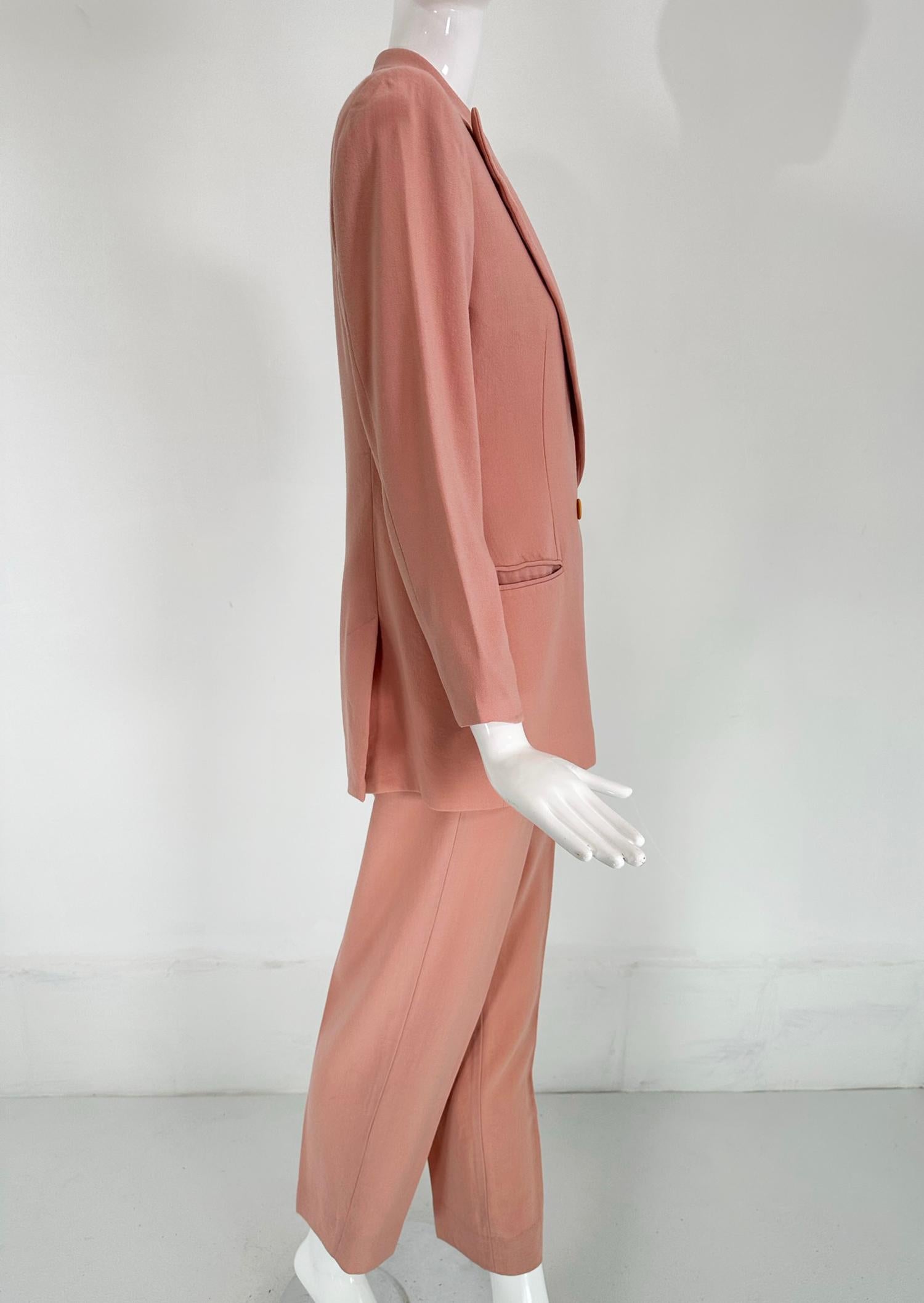 pink coat pant design