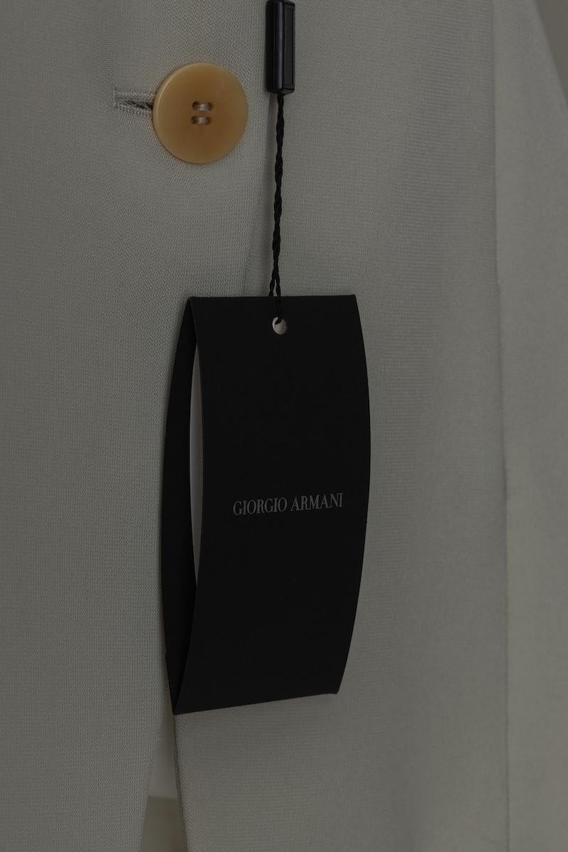 Giorgio Armani - Veste grise perlée, taille EU 44, état neuf en vente 11