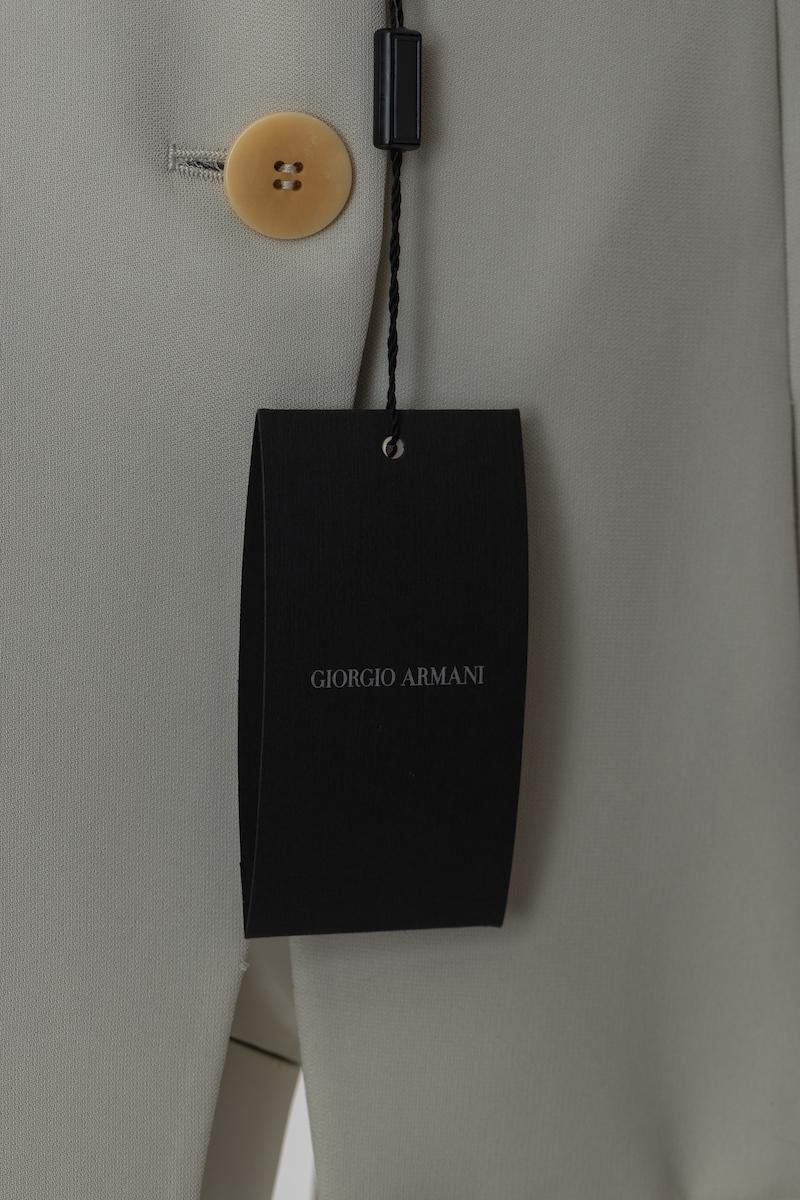 Giorgio Armani Pearl Grey Jacket Size 44 EU New For Sale 9