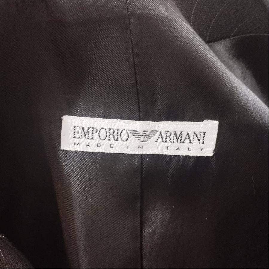 Giorgio Armani Pinstriped overcoat size 42 1