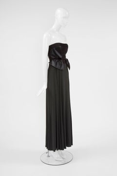 Giorgio Armani Pleated Evening Dress