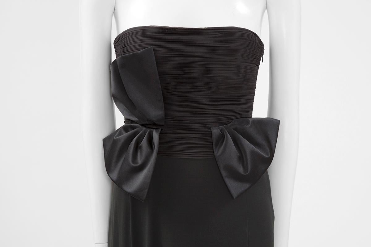 Giorgio Armani Pleated Evening Dress For Sale 1
