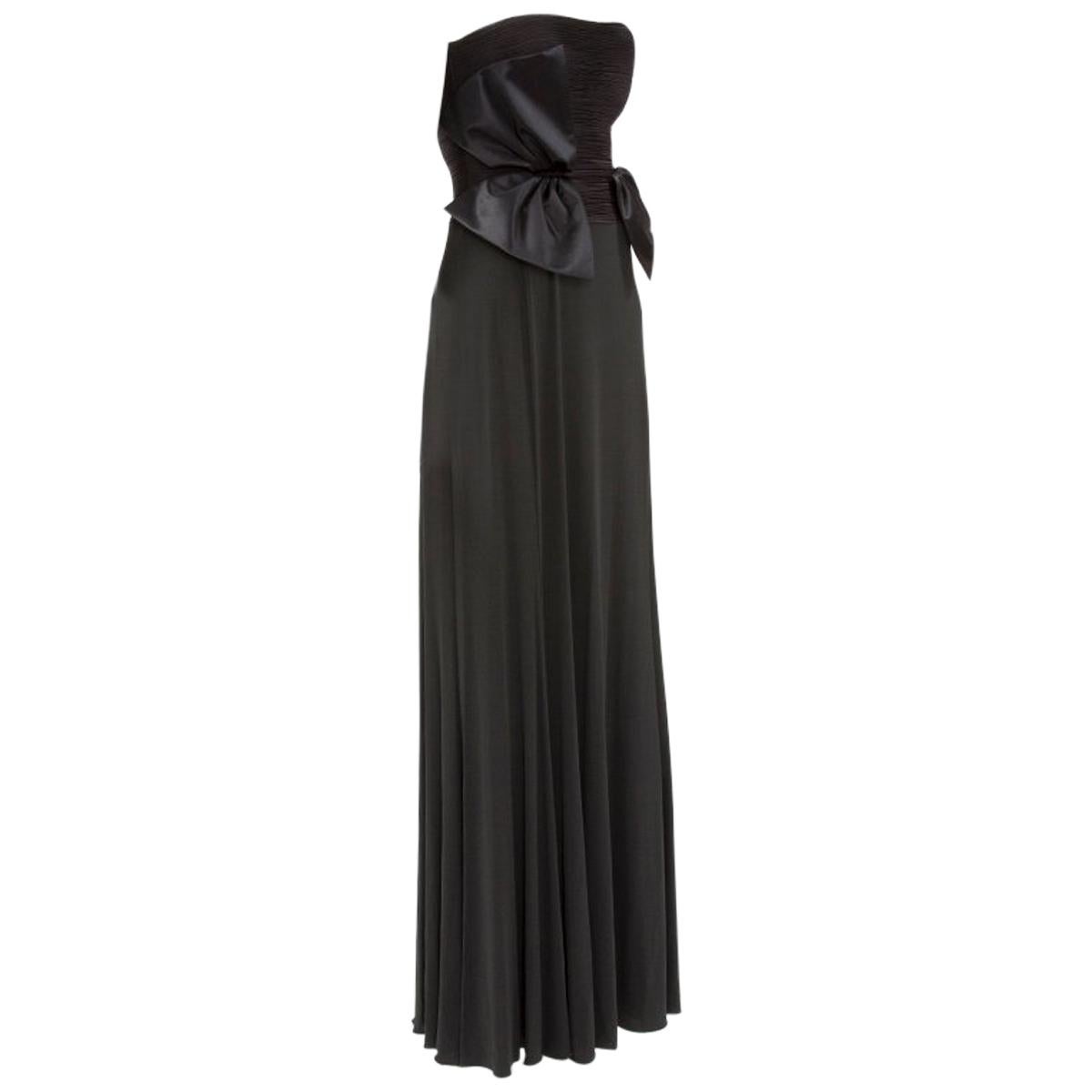 Giorgio Armani Pleated Evening Dress For Sale
