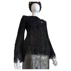 GIORGIO ARMANI Pre-Fall 2020 Runway Fringe Jacket — Look 60/89