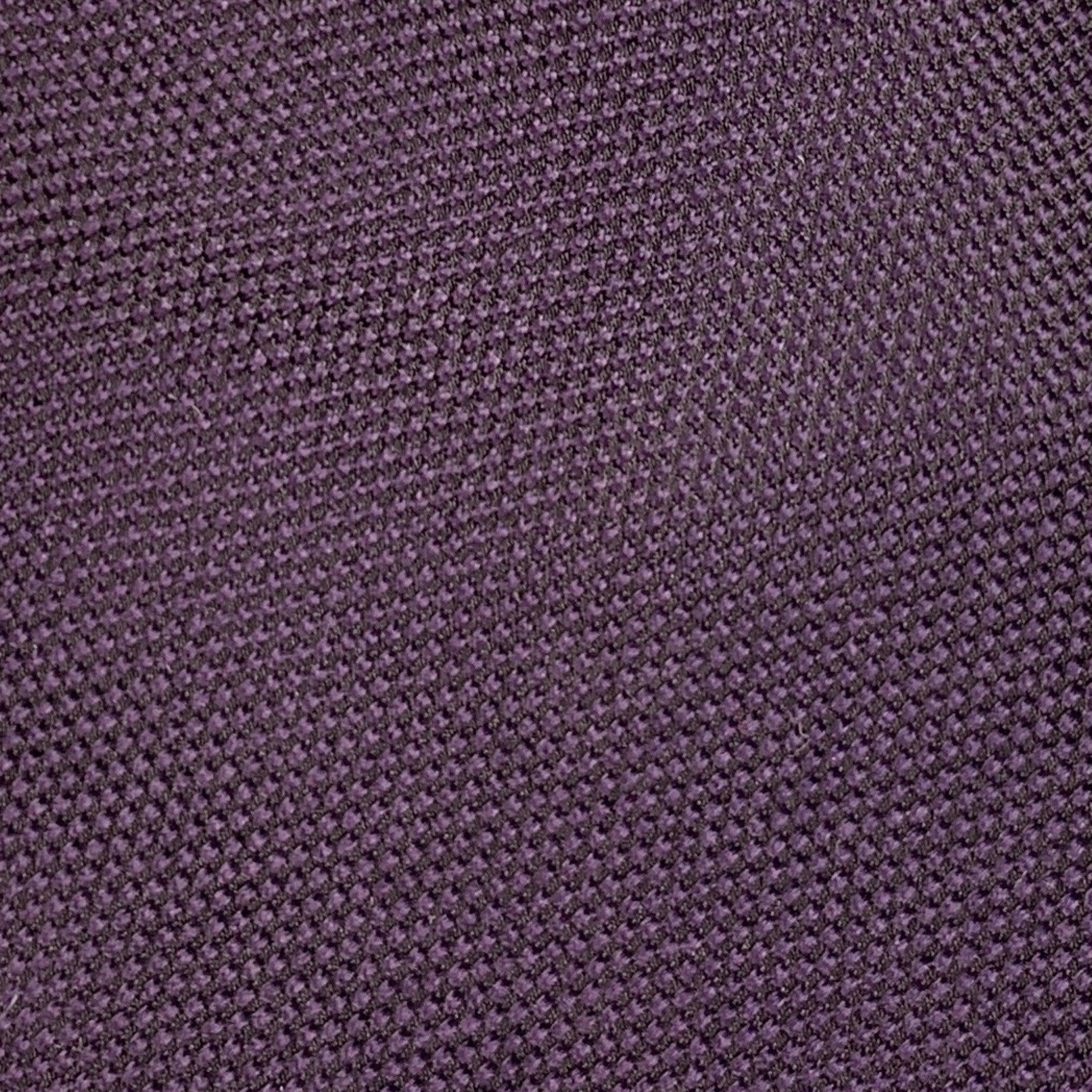 GIORGIO ARMANI Purple Black Textured Silk Tie In Excellent Condition In San Francisco, CA