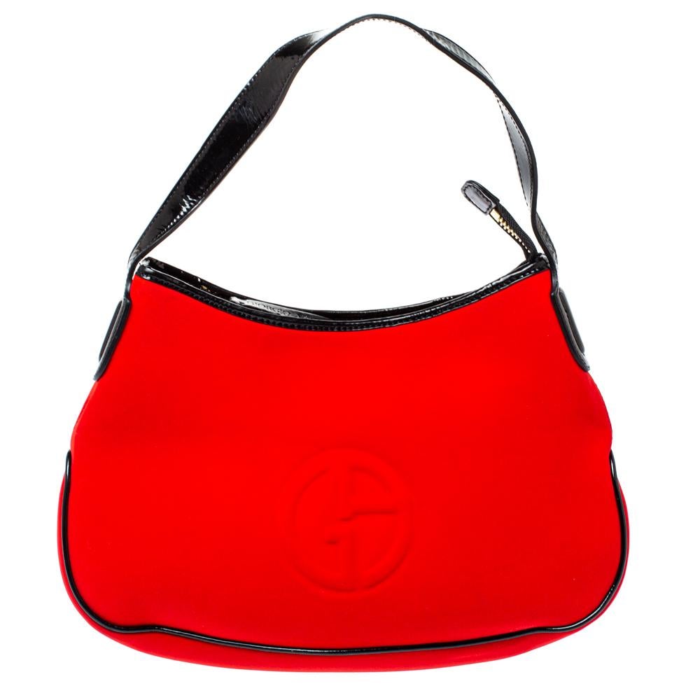 armani bag red