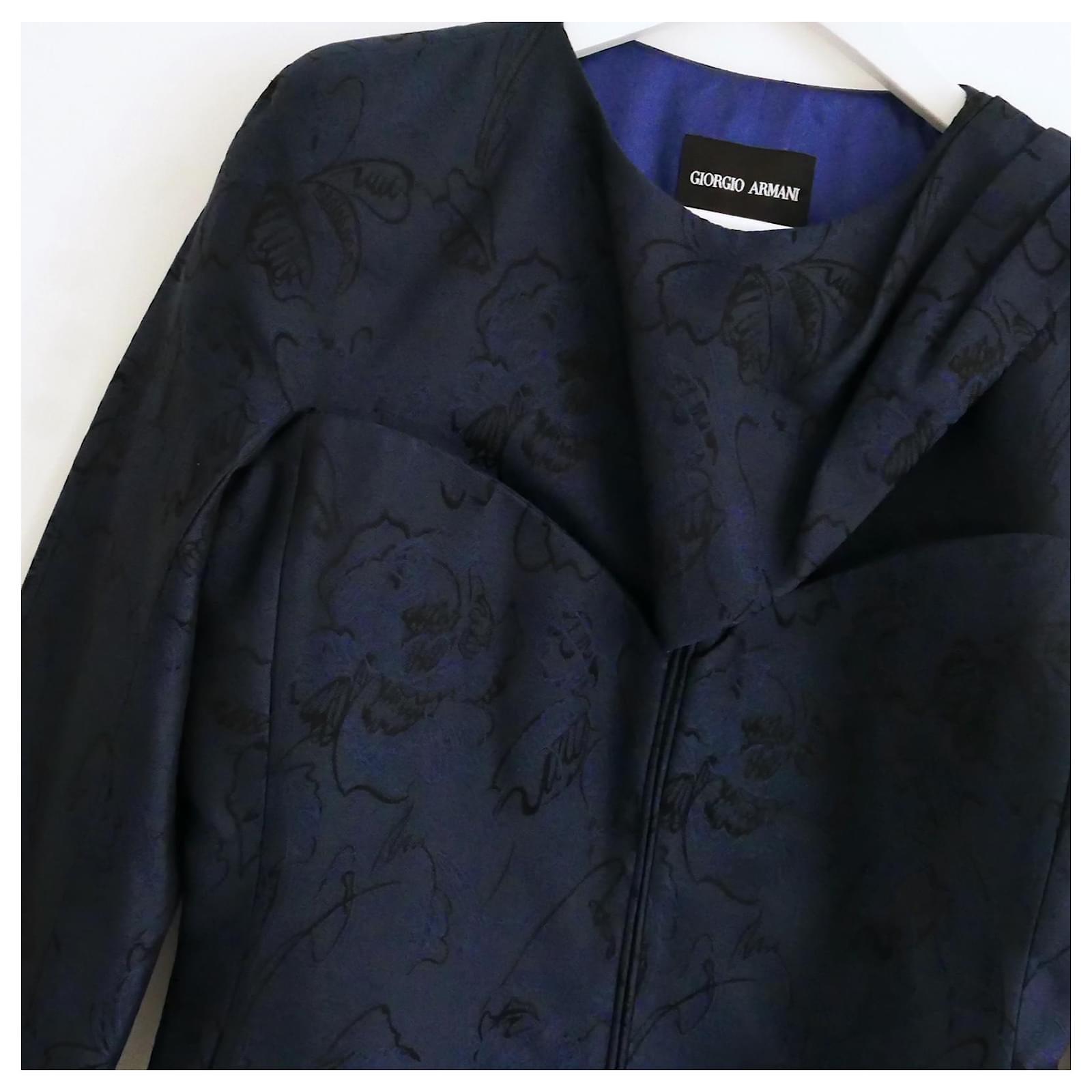 Giorgio Armani Silk Brocade Corset Jacket In New Condition For Sale In London, GB