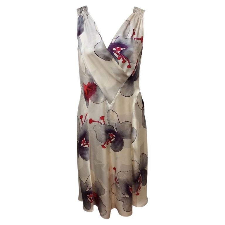 armani collezioni silk dress Armani Collezioni Silk Blend Wrap Front giant buckle Dress US 2