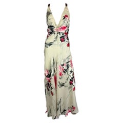 Giorgio Armani Silk Floral Gown, 2005