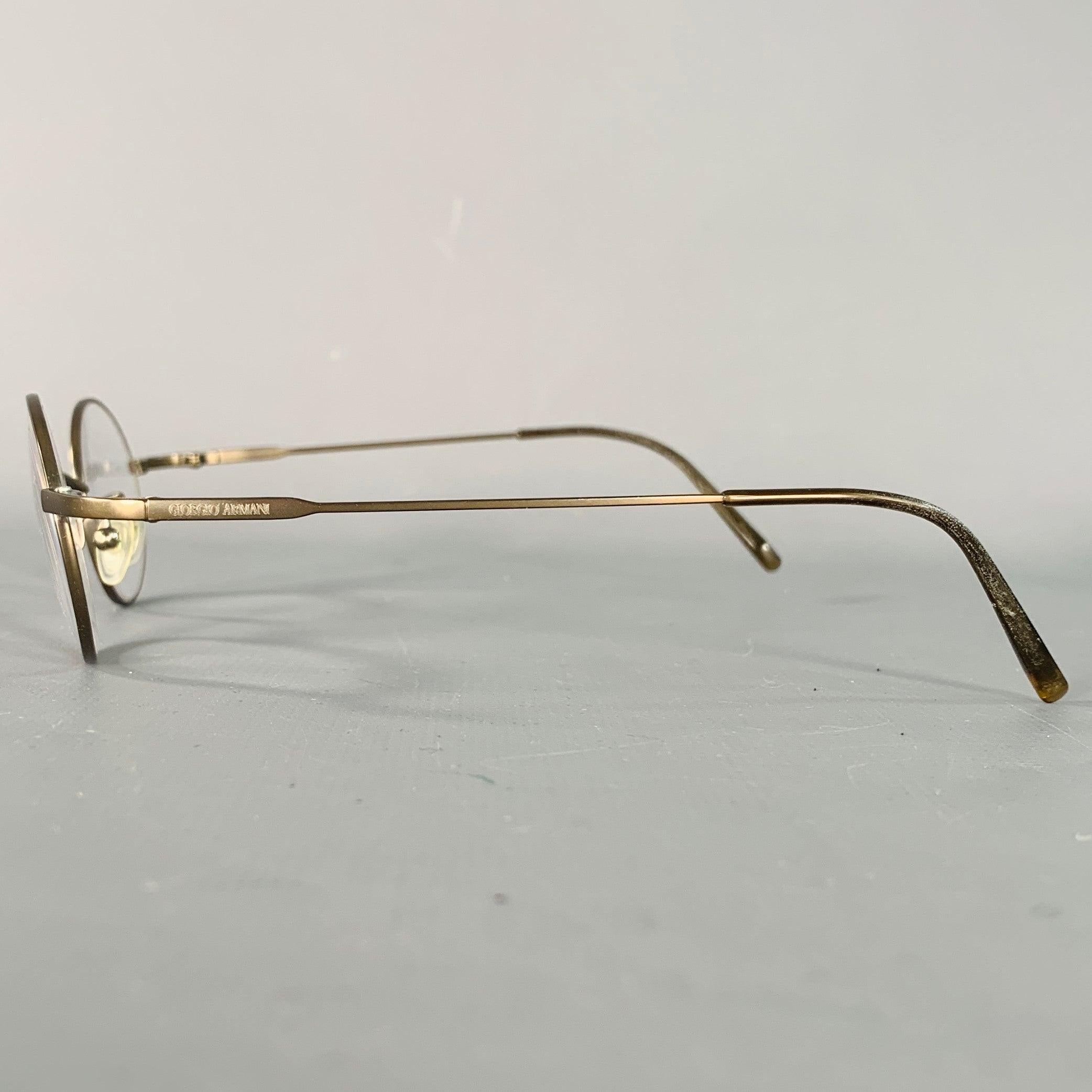 GIORGIO ARMANI Lentes redondas de metal plateado en Bueno estado para la venta en San Francisco, CA