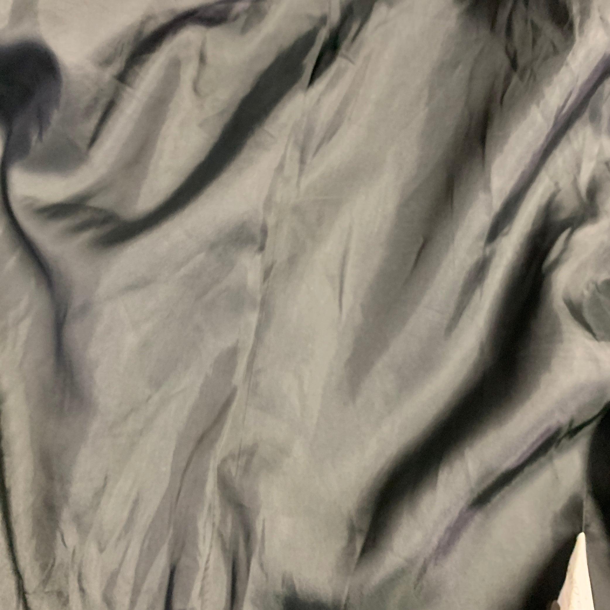 GIORGIO ARMANI Size 14 Black Wool Single Breasted Jacket Blazer For Sale 3