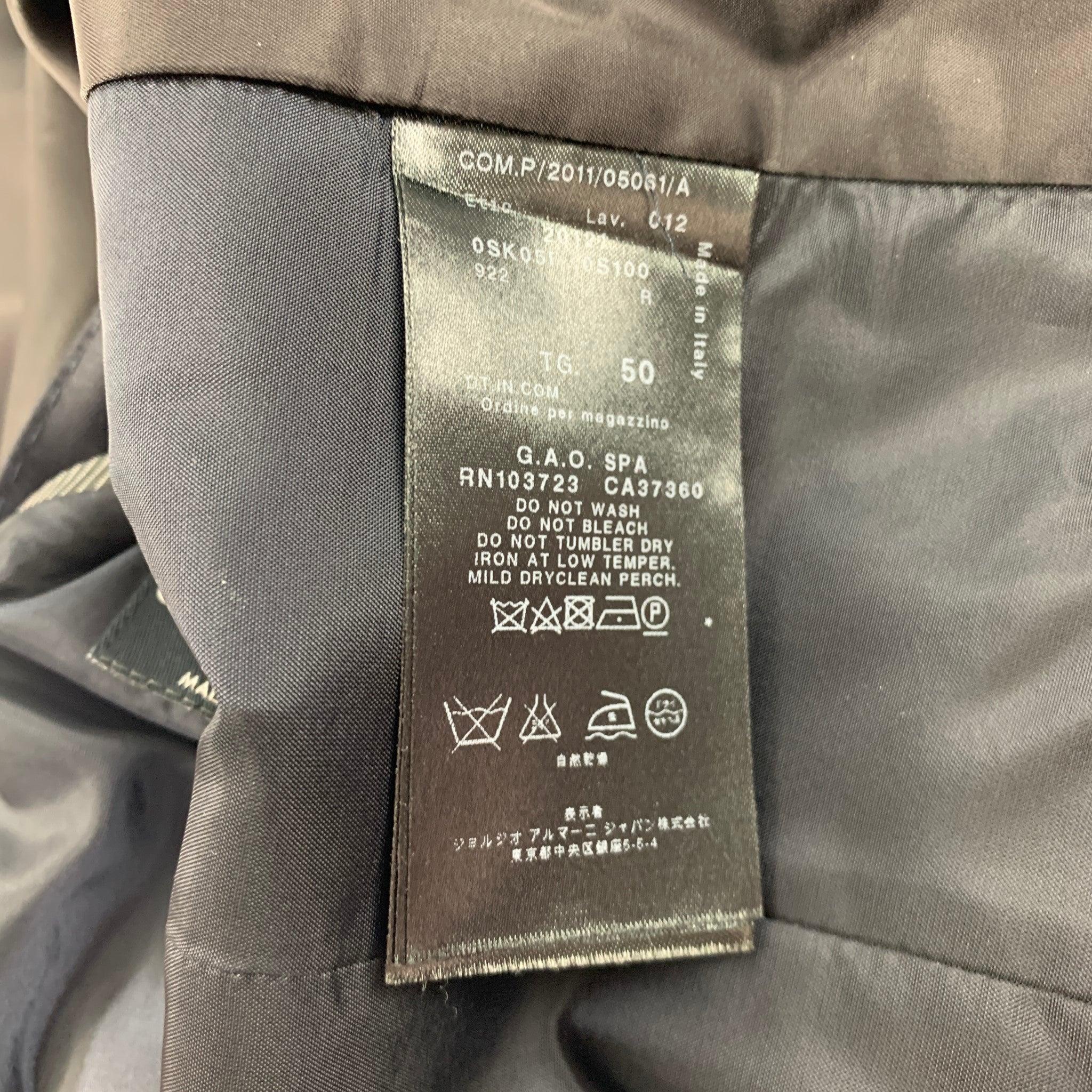 Men's GIORGIO ARMANI Size 40 Navy Wool Cashmere Buttoned Vest For Sale