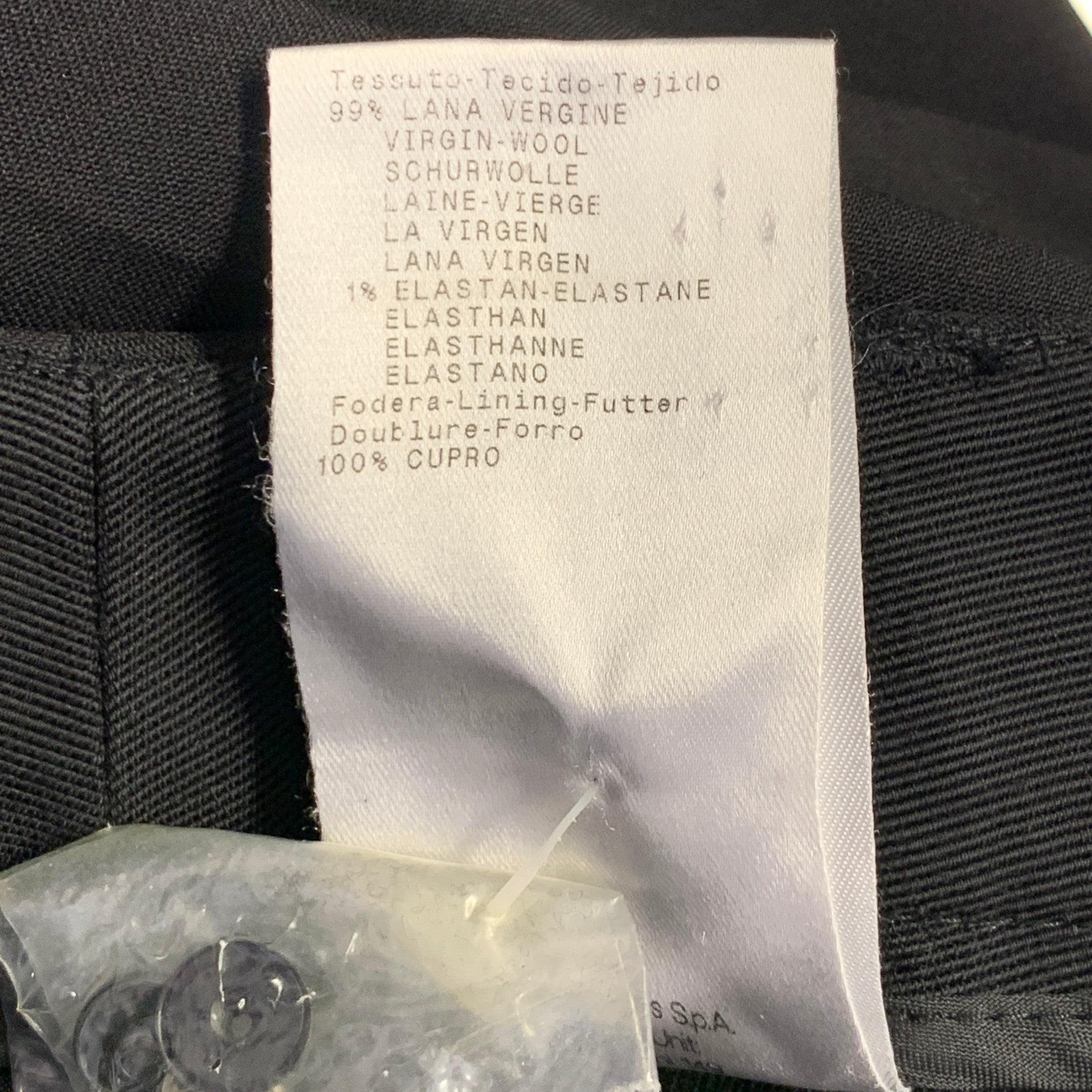 GIORGIO ARMANI Größe 6 Schwarz Schurwollmischung gerade Kleiderhosen im Angebot 2