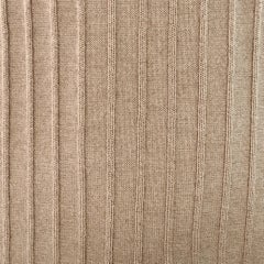 GIORGIO ARMANI Size L Beige Textured Stripe Cashmere Silk Crew Neck Sweater