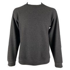 GIORGIO ARMANI Talla L Suéter de lana gris cuello alto