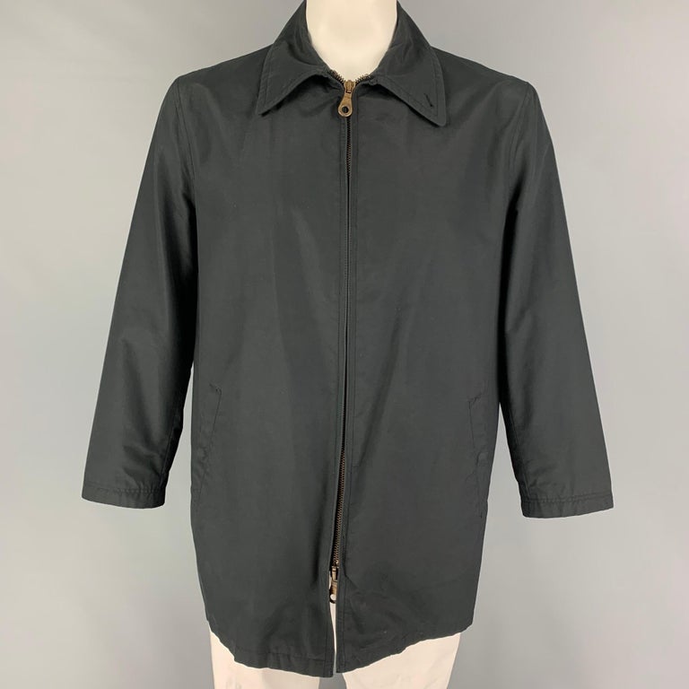 GIORGIO ARMANI Size 6 Khaki Cotton Blend Patch Pocket  Jacket