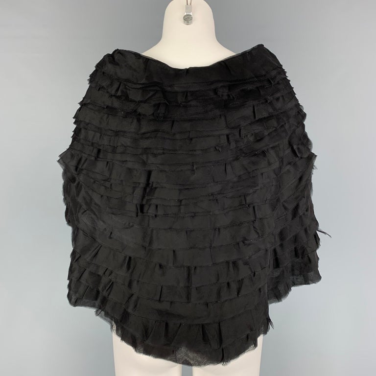 Vintage Giorgio Armani Tiered Skirt Womens Size W32