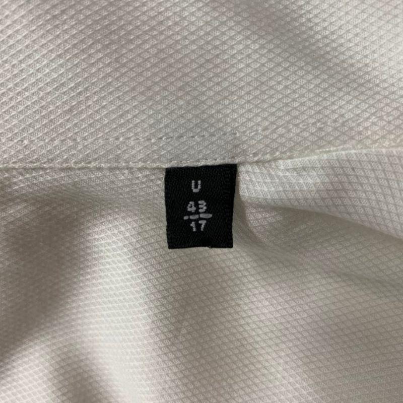 GIORGIO ARMANI Size XL Solid White Cotton French Cuff Long Sleeve Shirt 1