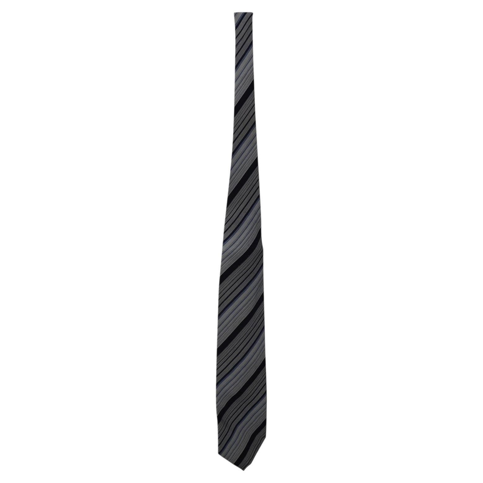 Giorgio Armani Striped Necktie in Multicolor Silk