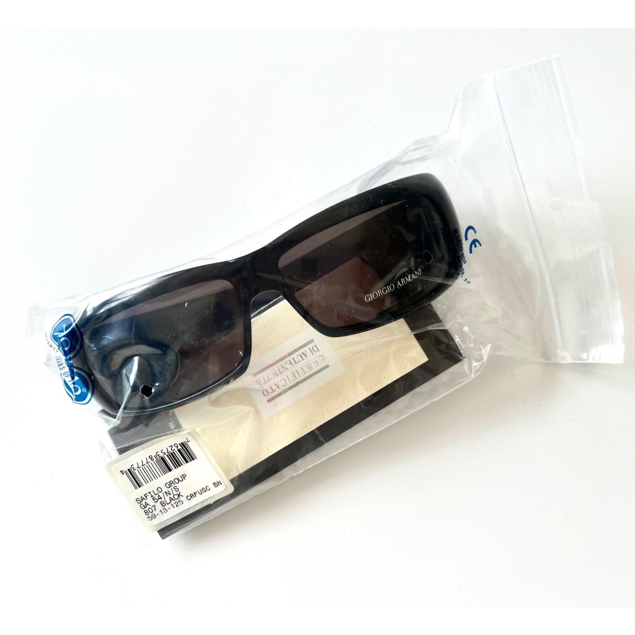Giorgio Armani Nouvelles lunettes de soleil  art. 54/N/S col. 807BN (fabriqué en Italie)  en vente 6