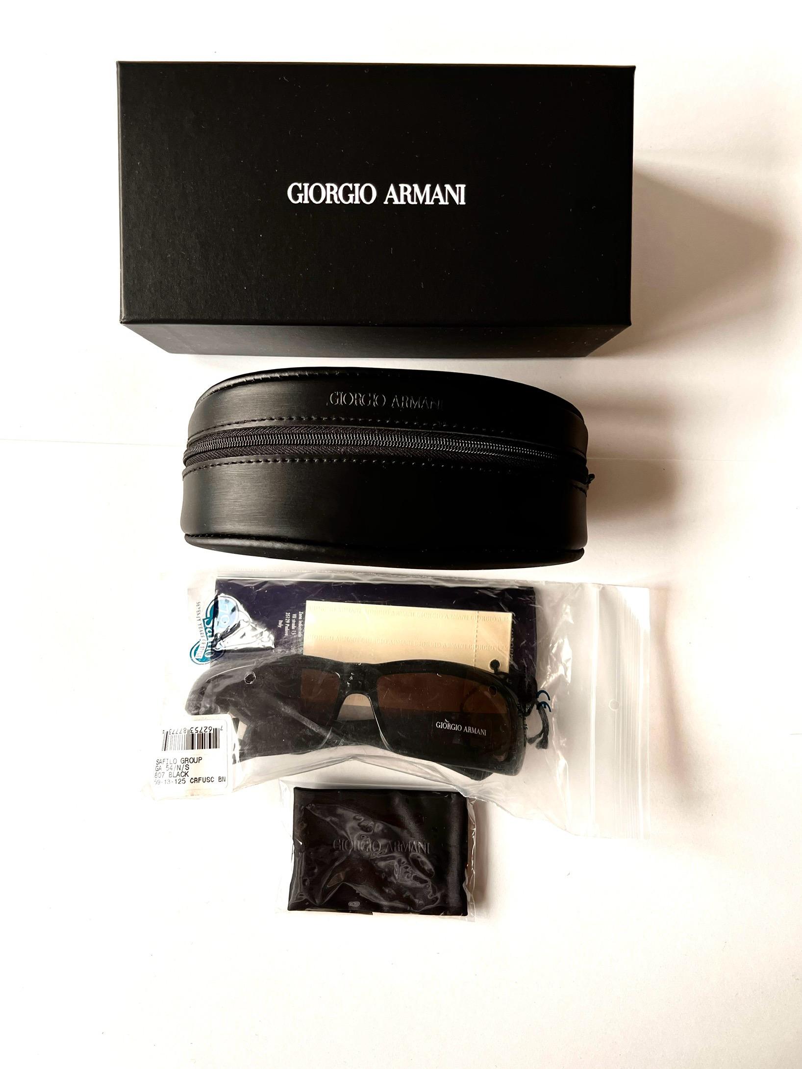 Giorgio Armani New sunglasses  art. 54/N/S col. 807BN (Made in Italy)  For Sale 7