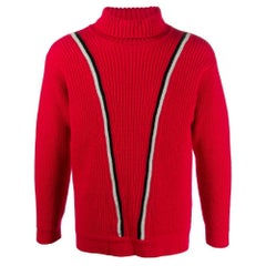 Giorgio Armani Vintage 90s red wool sweater
