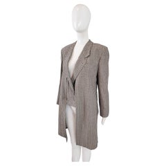 Giorgio Armani Vintage Avant Garde Womens 2 in 1 Waistcoat Jacket Coat, 1980s
