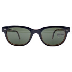 Giorgio Armani Vintage Black and Brown Sunglasses 376-S 227 140 mm