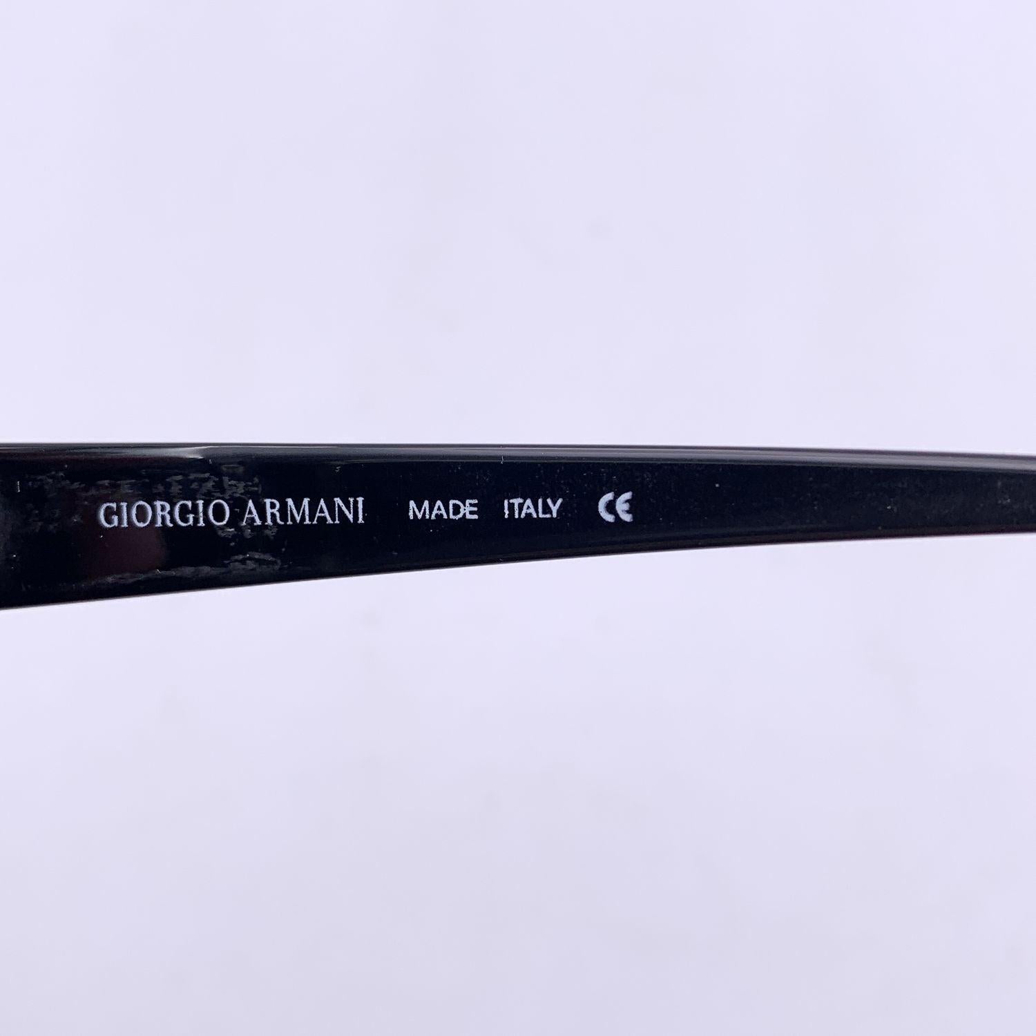 Giorgio Armani Vintage Black Oval Sunglasses 940 020 140 mm 2