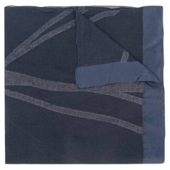 Giorgio Armani Vintage blue silk 90s scarf