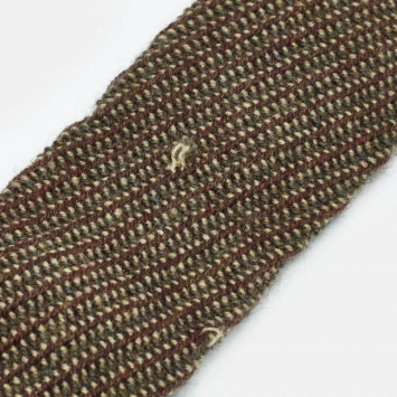 Giorgio Armani Vintage Braun Wolle gestrickt Traditionelle Krawatte im Zustand „Gut“ im Angebot in Dubai, Al Qouz 2