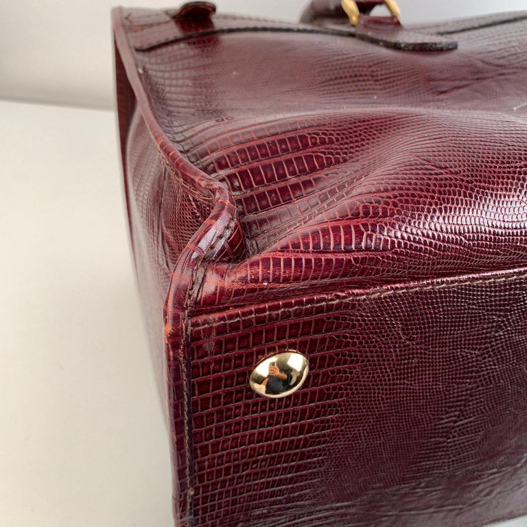 Leather weekend bag Giorgio Armani Brown in Leather - 32512997