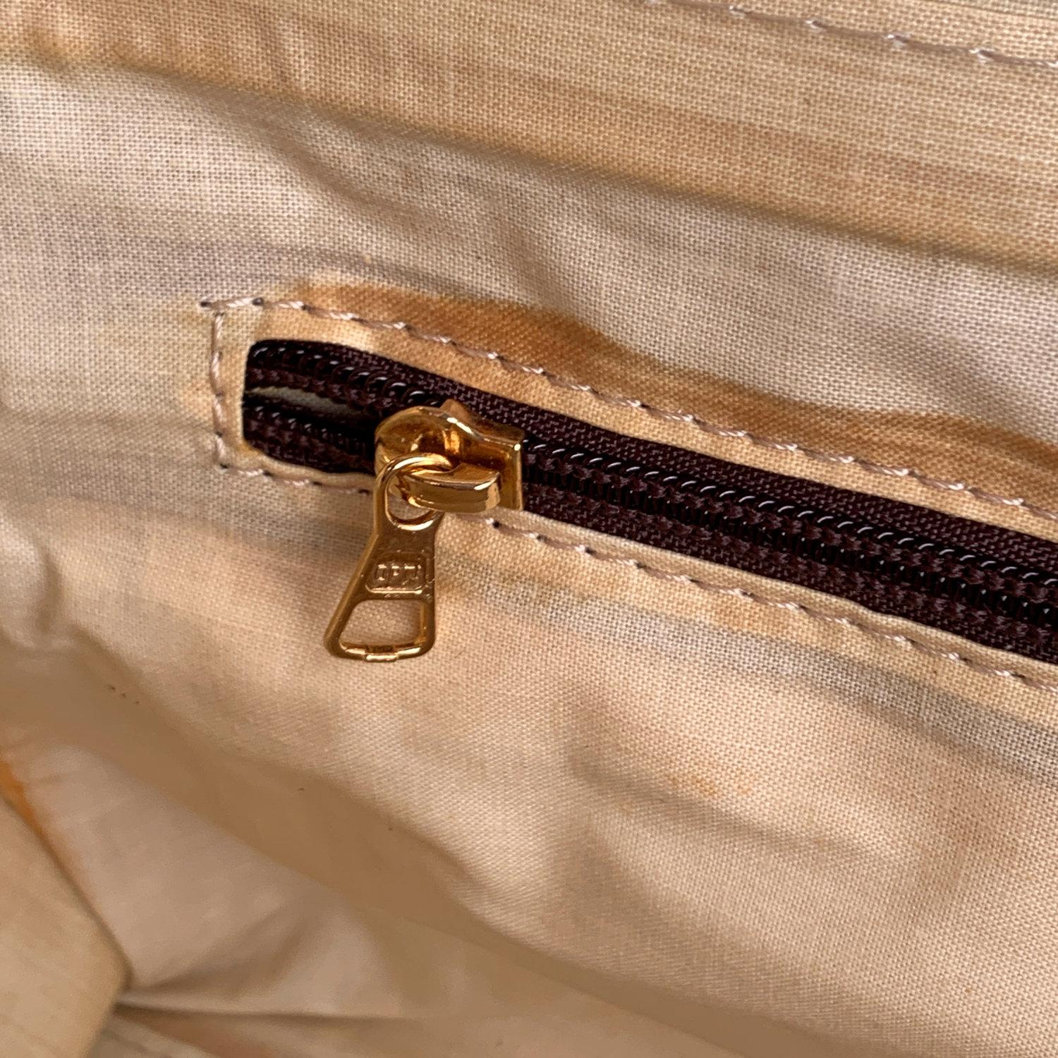 Giorgio Armani Vintage Burgundy Leather Travel Carry On Beauty Bag 7