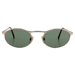 Occhiali da sole Giorgio Armani Vintage in metallo dorato Mod. 224 48/20 130mm