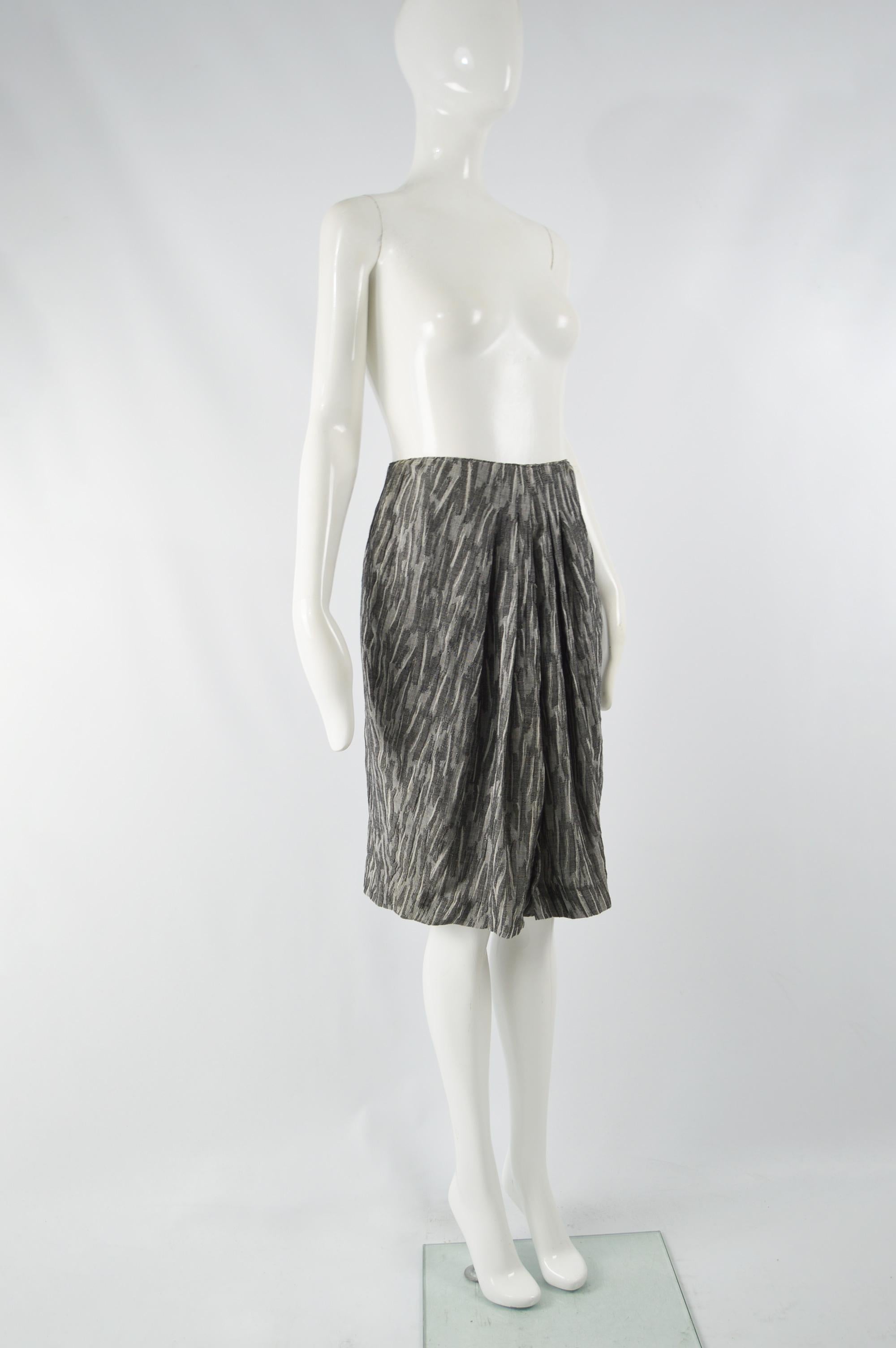 black gauze skirt