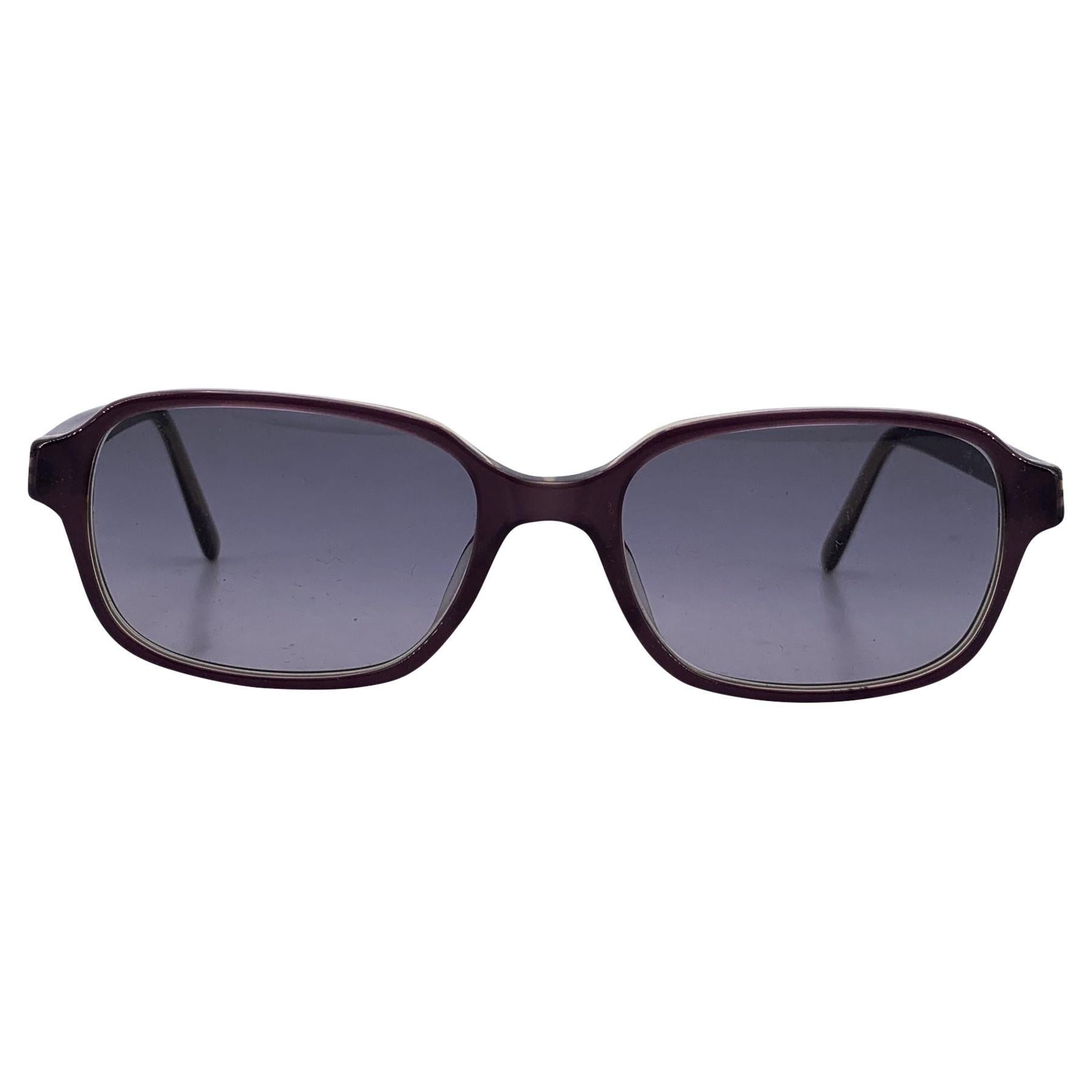 Giorgio Armani Vintage Gafas de sol rectangulares unisex moradas 54/18 140 mm