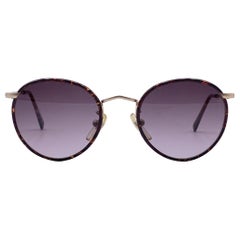 Giorgio Armani Vintage Round Sunglasses 112 713 Unisex 47/20 140mm