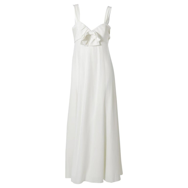 Giorgio Armani Vintage wedding Dress in white satin, 2008 at 1stDibs