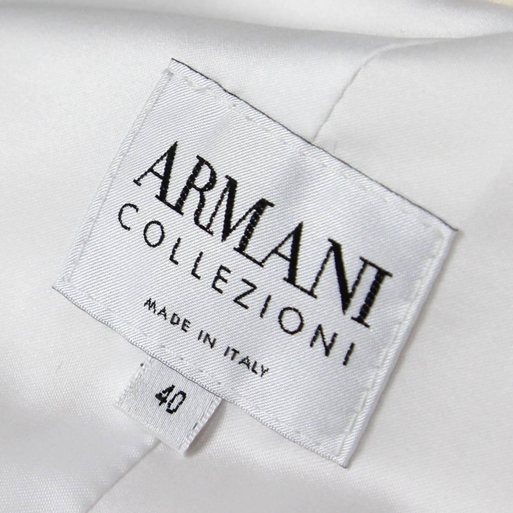 Giorgio Armani White Ivory Silk Wedding Suit, 2000s In Good Condition In Lugo (RA), IT