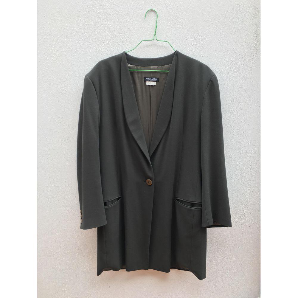 Giorgio Armani Wool Suit Jacket In Good Condition For Sale In Carnate, IT